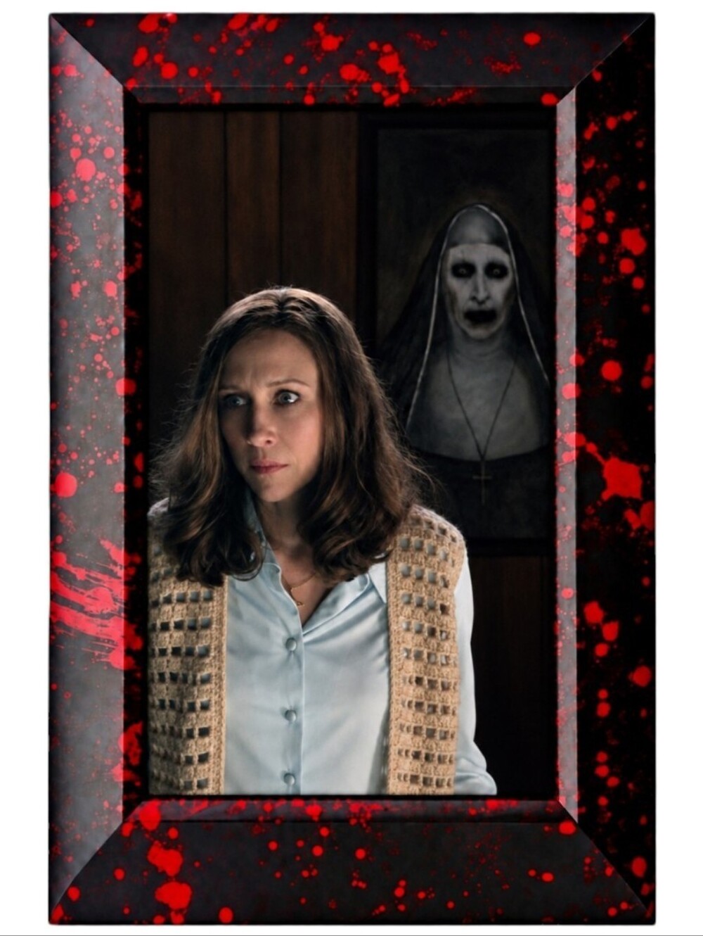 The Conjuring Horror Movie Haunted Nun Thriller Paranormal Ghosrs Art Framed Art